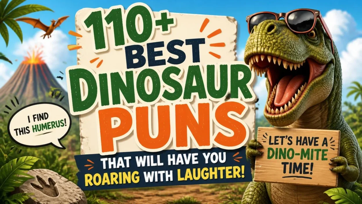 110+ Best Dinosaur Puns That Will Have You Roaring with Laughter! 🦖😂