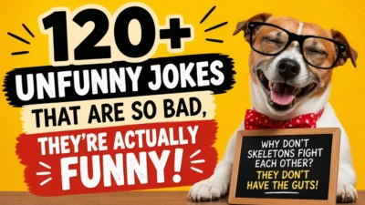 120+ Unfunny Jokes That Are So Bad, They're Actually Funny! 😑😂