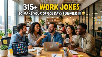 315+ Work Jokes to Make Your Office Days Funnier 🏢😂