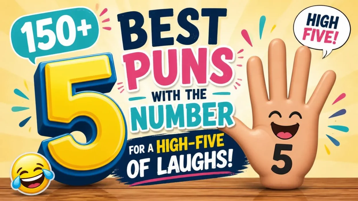 150+ Best Puns with the Number 5 for a High-Five of Laughs! ✋😂