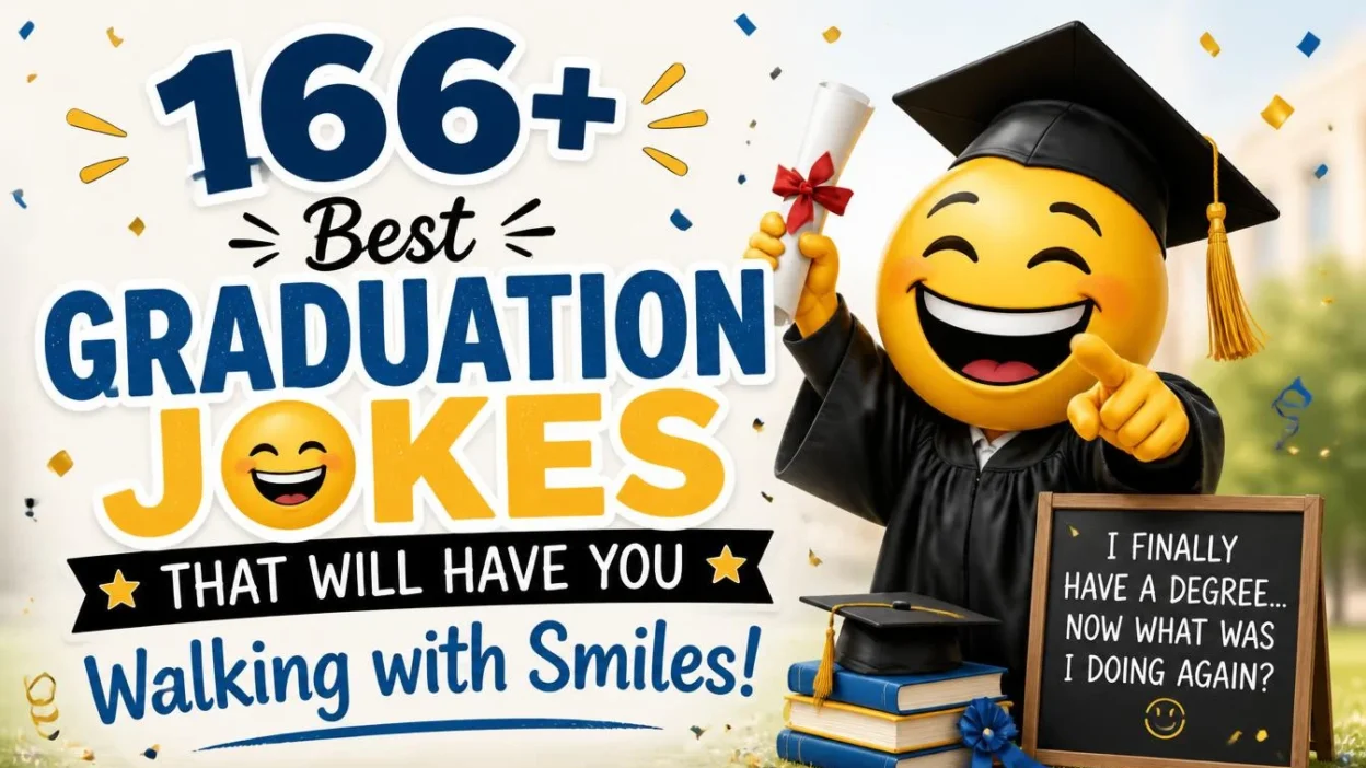 166+ Best Graduation Jokes That Will Have You Walking with Smiles! 🎓😂