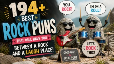 194+ Best Rock Puns That Will Have You Between a Rock and a Laugh Place!