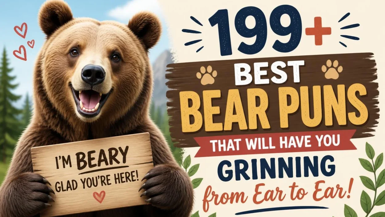 199+ Best Bear Puns That Will Have You Grinning from Ear to Ear! 🐻😂