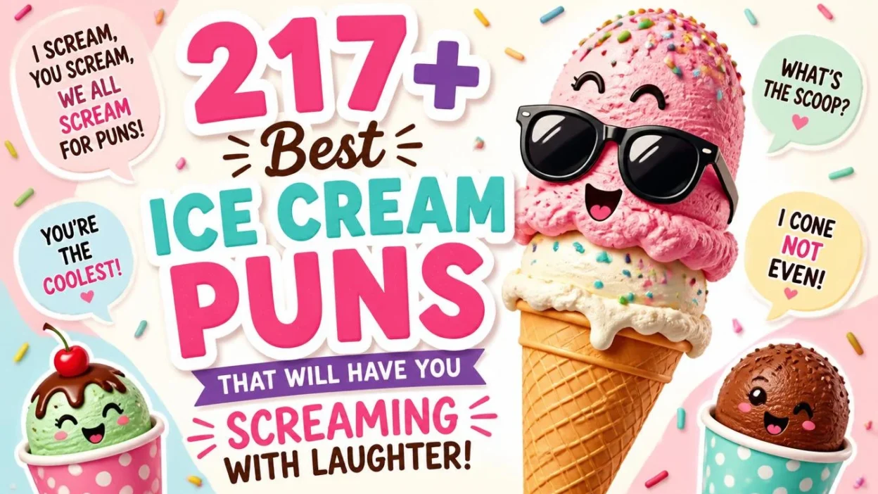 217+ Best Ice Cream Puns That Will Have You Screaming with Laughter! 🍦😂