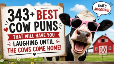 343+ Best Cow Puns That Will Have You Laughing Until the Cows Come Home! 🐄😂