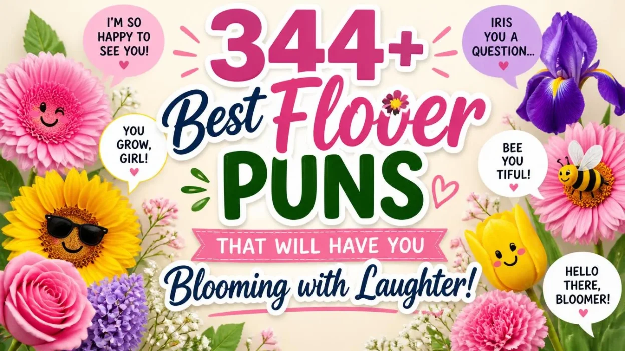 344+ Best Flower Puns That Will Have You Blooming with Laughter! 🌸😂
