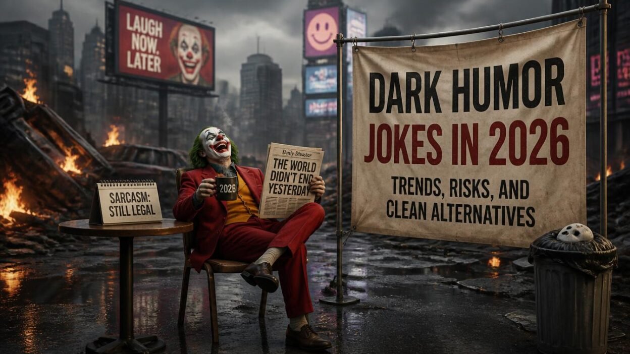Dark Humor Jokes in 2026: Trends, Risks, and Clean Alternatives