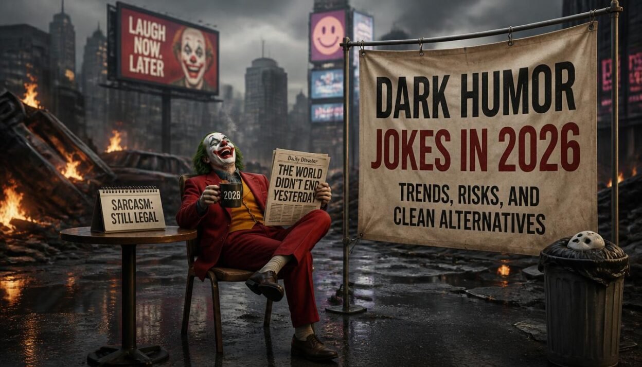 Dark Humor Jokes in 2026: Trends, Risks, and Clean Alternatives