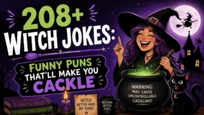 208+ Witch Jokes: Funny Puns That'll Make You Cackle