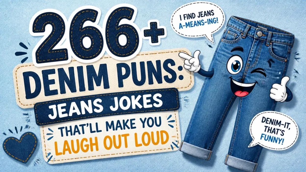 266+ Denim Puns: Jeans Jokes That'll Make You Laugh Out Loud