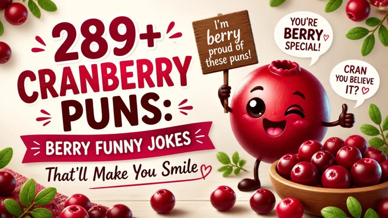 289+ Cranberry Puns: Berry Funny Jokes That'll Make You Smile