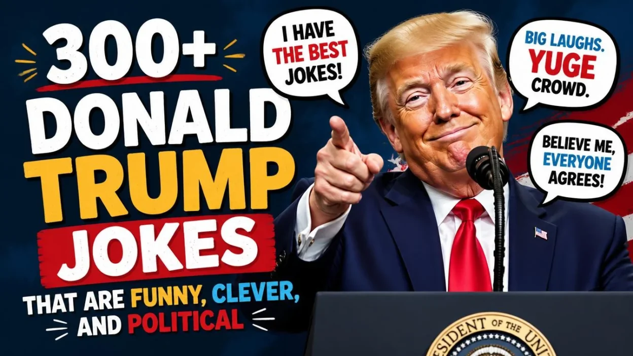 300+ Donald Trump Jokes That Are Funny, Clever, and Political